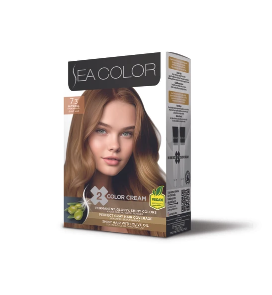 Sea Color Set Saç Boyası 7.3 Fındık Kabuğu ürün görseli 1