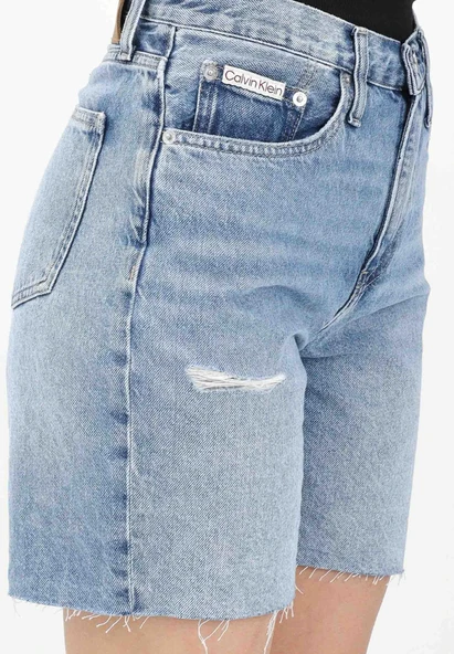 Calvin Klein BERMUDA SHORT Kadın  Şort J20J225513-1A4 - Resim 2