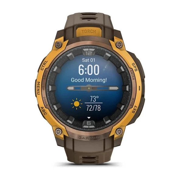 Garmin Instinct Crossover AMOLED Bronz - Resim 8