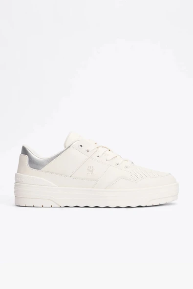 Tommy Hilfiger FEMININE BASKET SNEAKER Kadın beyaz Sneaker FW0FW08326Z00 ürün görseli 1
