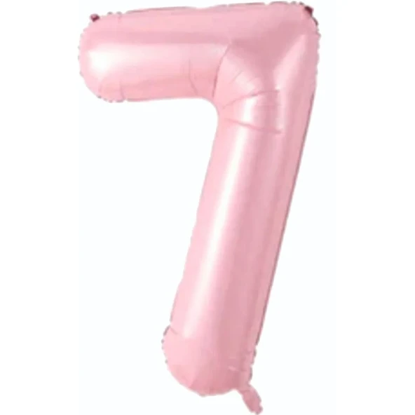 34" Folyo Rakam 76cm "7" Pembe / Pink ürün görseli 1