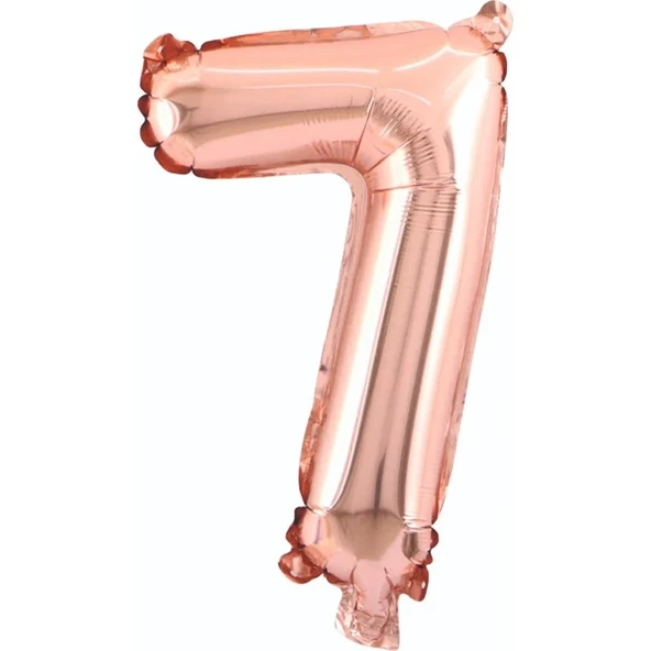 34" Folyo Rakam 76cm "7" Rose Gold ürün görseli 1