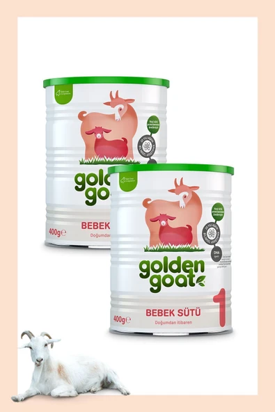 Golden Goat Keçi Bebek Sütü 1 Numara 400 Gr 2'li Paket ürün görseli 1