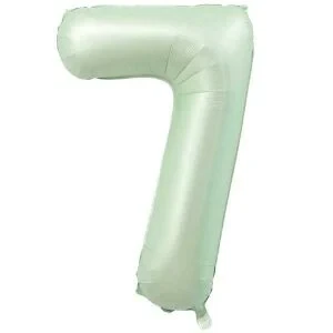 34" Folyo Rakam 76cm "7" Retro Yeşil ürün görseli 1