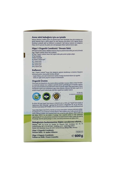 2 Organik Combiotic Devam Sütü 800 gr - Resim 4