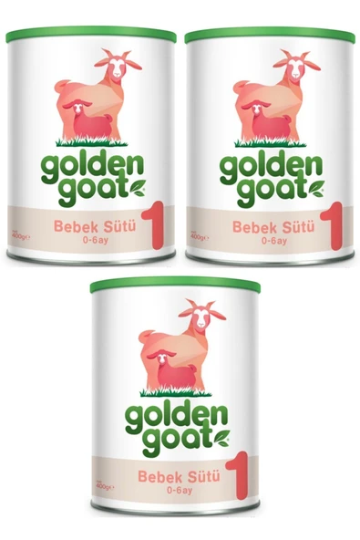 Golden Goat Keçi Sütü Bazlı Bebek Sütü 400 gr  3 Adet ürün görseli 1