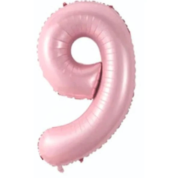 34" Folyo Rakam 76cm "9" Pembe / Pink ürün görseli 1