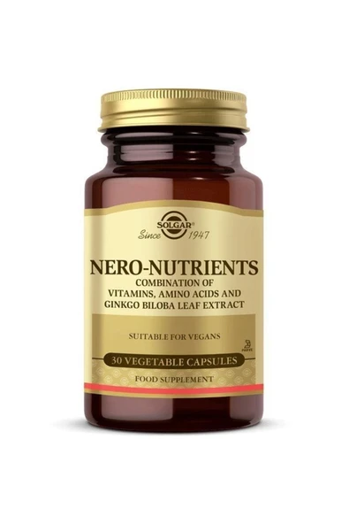 Solgar Nero-nutrients 30 Tablet ürün görseli 1