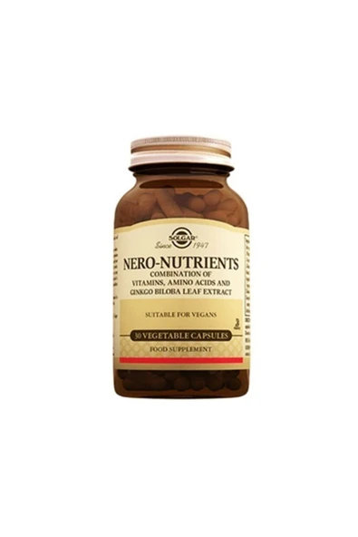 Solgar Nero Nutrients 30 Tablet ürün görseli 1