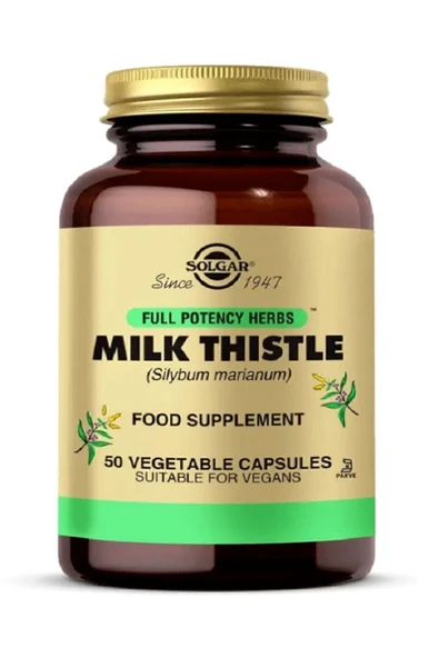 Solgar Milk Thistle 100 Mg 50 Kapsül - Resim 3