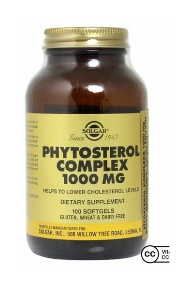 Solgar Phytosterol Complex 1000 Mg 100 Kapsül ürün görseli 1
