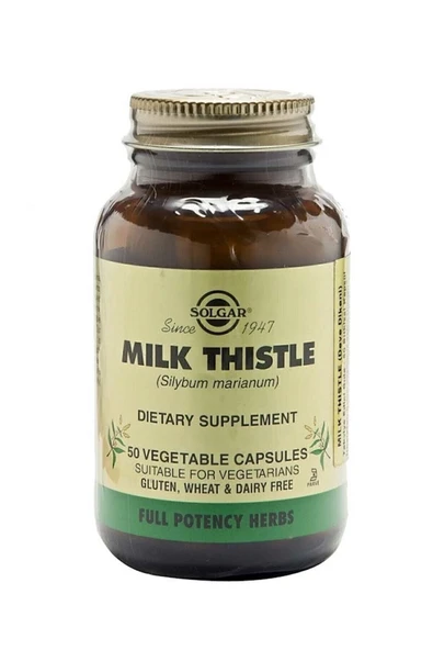 Solgar Milk Thistle 50 Kapsül (NOVA FARMA) ürün görseli 1