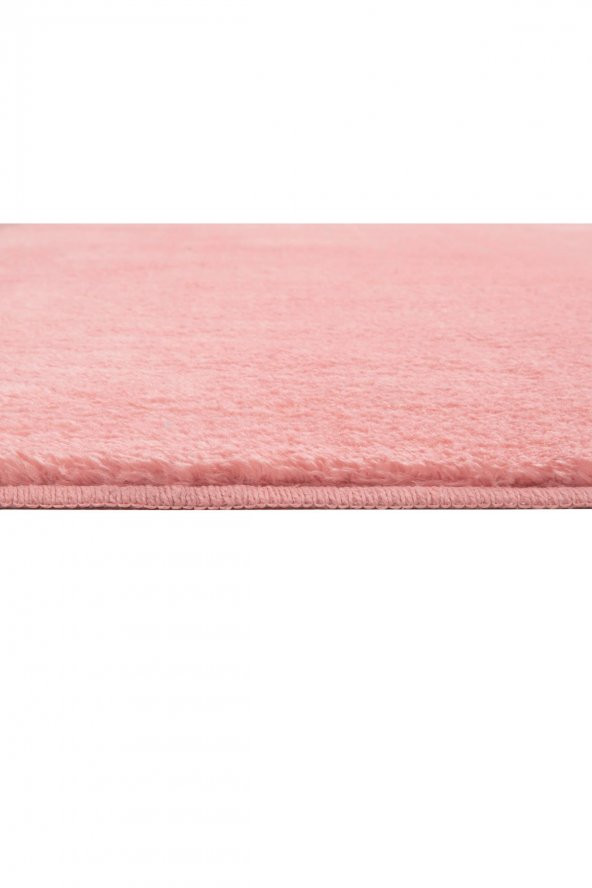 Myevilla Kaymaz Taban Peluş Post Pembe 75x100 - Resim 2