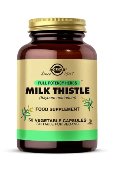 Solgar Milk Thistle 50 Kapsül (NOVA FARMA) - Resim 2