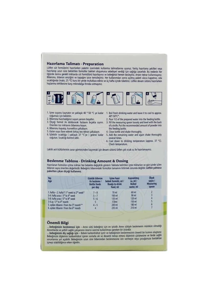 Hipp 1 Organik Combiotic  800 Gr - Resim 3