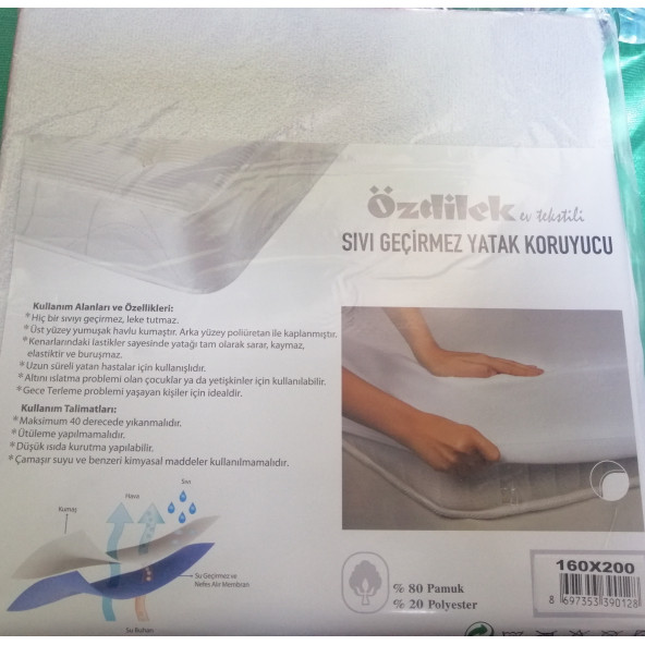 ÖZDİLEK ÇİFT KİŞİLİK ALEZ 160X200 - Resim 2
