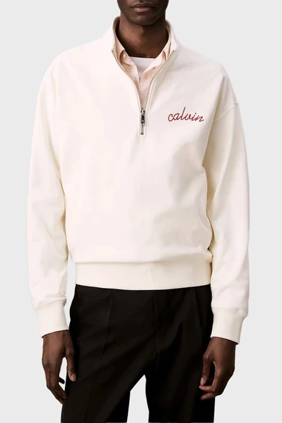 Calvin Klein Concept 1 Erkek Beyaz Sweatshirts LV04RC227G-YAS ürün görseli 1