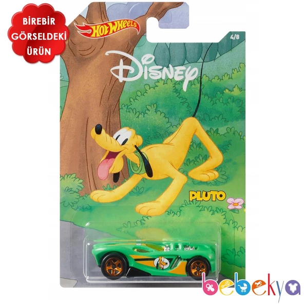 Hot Wheels Disney Mickey Mouse Clubhouse Özel Serisi Tekli Arabalar Pluto ürün görseli 1