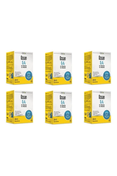 Ocean D3k2 Damla 20 Ml 6'lı Paket ürün görseli 1