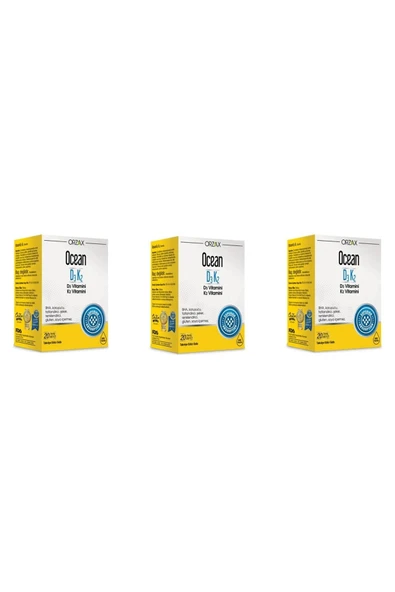 Ocean D3k2 Damla 20 Ml 3'li Paket ürün görseli 1