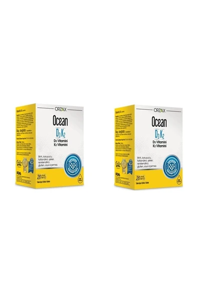 Ocean D3k2 Damla 20 Ml 2'li Paket ürün görseli 1