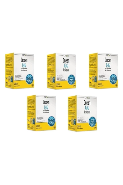 Ocean D3k2 Damla 20 ml 5 Kutu ürün görseli 1