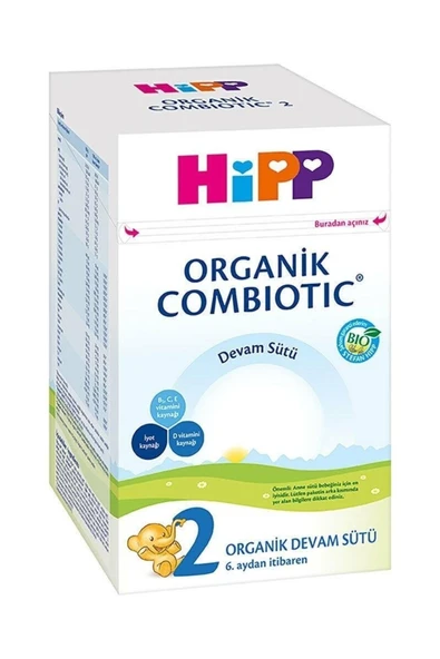 Hipp 2 Organik Combiotic Bebek Sütü 800gr ürün görseli 1