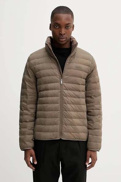 Calvin Klein Erkek Hafif Naylon Kapitone Şişme Kahverengi Ceket LV04LC506G-PDK ürün görseli 1