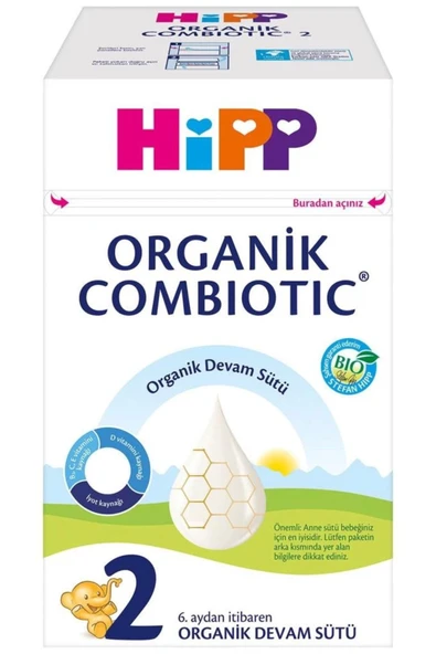 Hipp 2 Organik Combiotic Bebek Sütü 800gr ürün görseli 1