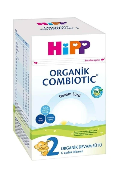 Hipp 2 Organik Combiotic Bebek Sütü 800gr ürün görseli 1