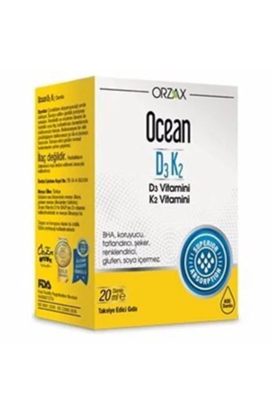 Ocean D3 K2 Damla 20 Ml - Resim 2