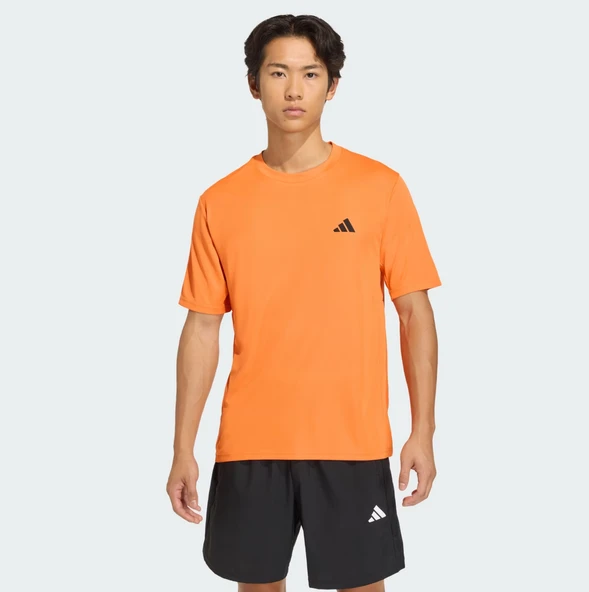 adidas WE BAS T PUOR Turuncu Erkek Kısa Kol T-Shirt ürün görseli 1
