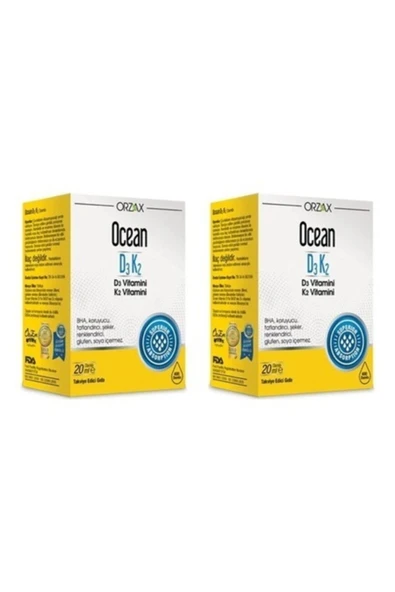 Ocean D3 K2 Damla 20 Ml-2 Adet - Resim 2