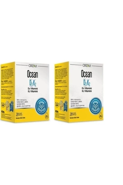 Ocean D3 K2 Damla 20 ml 2'li ürün görseli 1