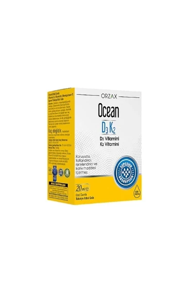 Ocean D3 K2 Vitamin Damla 20 Ml ürün görseli 1
