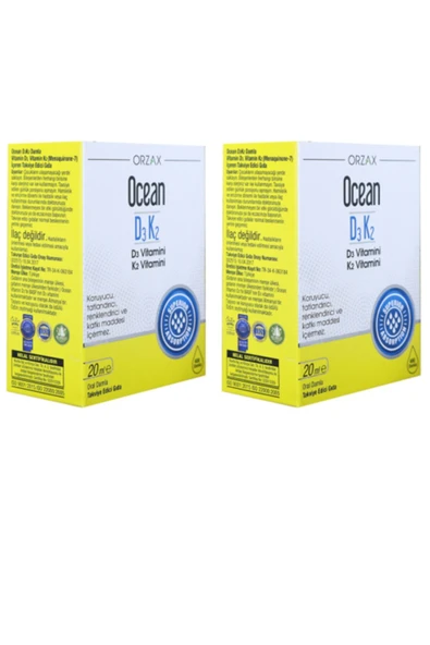 Ocean D3 K2 Damla 2 Kutu ( 20 Ml ) ürün görseli 1
