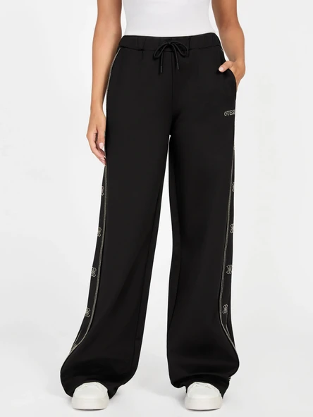 Guess Octavia Kadın Siyah Aktif Palazzo Fit Eşofman Altı V5BB12KCX22-JBLK ürün görseli 1