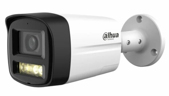 Dahua HAC-HFW1200TLM-IL-T-0280B-DIP 2MP Smart Dual Light HDCVI Two-Way Talk Fixed-Focal Bullet Kamera ürün görseli 1