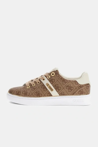 Guess Britz Kadın Bej Sneaker FLFBTZFAL12-BEIGE ürün görseli 1