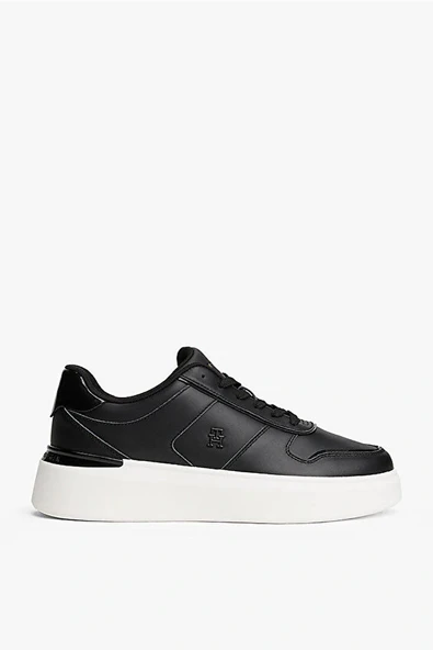 Tommy Hilfiger Rugan Platform Kadın Siyah Sneaker FW0FW08819BDS ürün görseli 1
