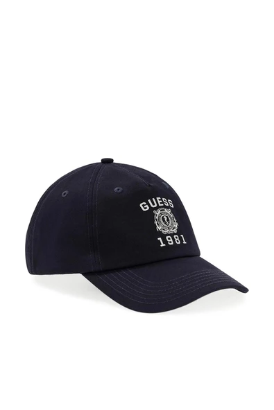 Guess Baskılı Beyzbol Erkek Lacivert Şapka M6RZ08WK790-G7V2 ürün görseli 1