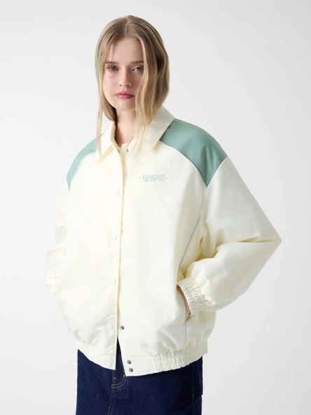 Guess GJ Heritage Rüzgarlık Kadın Krem Yağmurluk W6RL35WHAA2-G053 ürün görseli 1