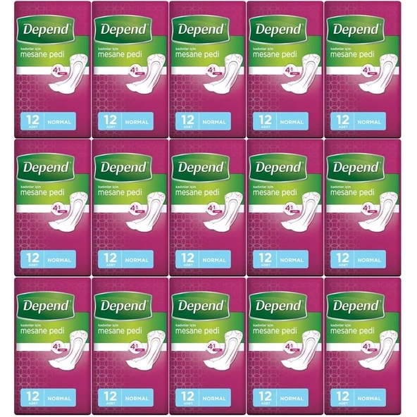 Depend Mesane Pedi Kadın Normal 180 Adet ürün görseli 1