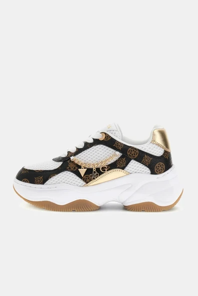 Guess Harpaa Kadın Çok Renkli Sneaker FLPHARFAL12-WHIBR ürün görseli 1