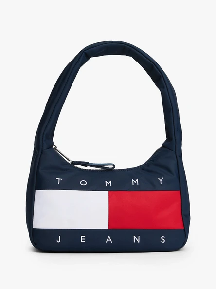 Tommy Hilfiger TJW Arşiv  Kadın Mavi Omuz Çantası AW0AW18074C1G ürün görseli 1