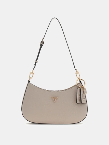 Guess Noelle II Üstten Fermuarlı  Kadın Kahverengi Omuz Çantası  HWZG9672180-TAU ürün görseli 1