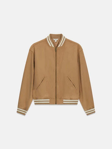 Guess Jeans Suede Erkek Bomber Ceket - Resim 6