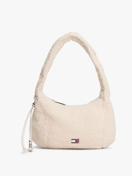 Tommy Hilfiger TJW Casual Sherpa  Kadın Bej Omuz Çantası AW0AW180770F6 ürün görseli 1