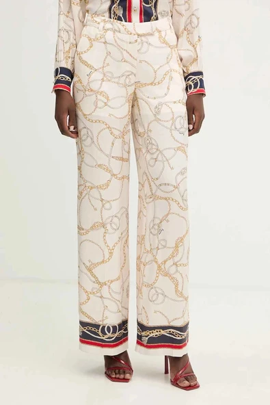 Guess Amanda Düz Paça Kadın Çok Renkli Pantolon 6RGB117439A-PM6Z ürün görseli 1