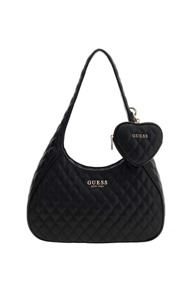 Guess Atabey Hobo Kadın Siyah Omuz Çantası HWQG9894010-BLA ürün görseli 1